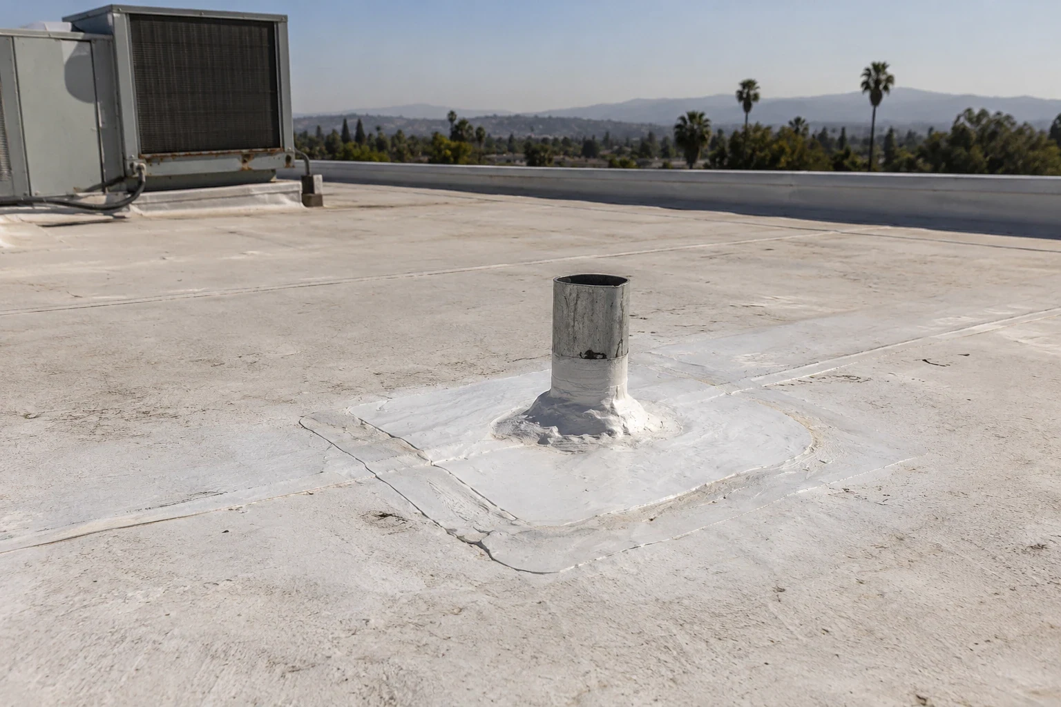 Commercial Roof Membrane Puncture Repair in Oxnard, CA