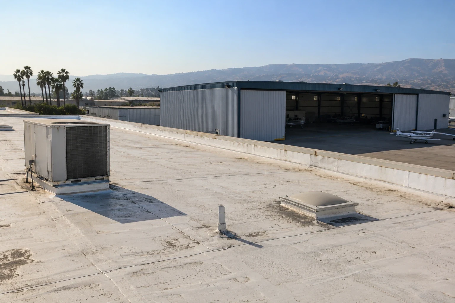 Aircraft Hangar and Aviation Building Roofing in Oxnard, CA